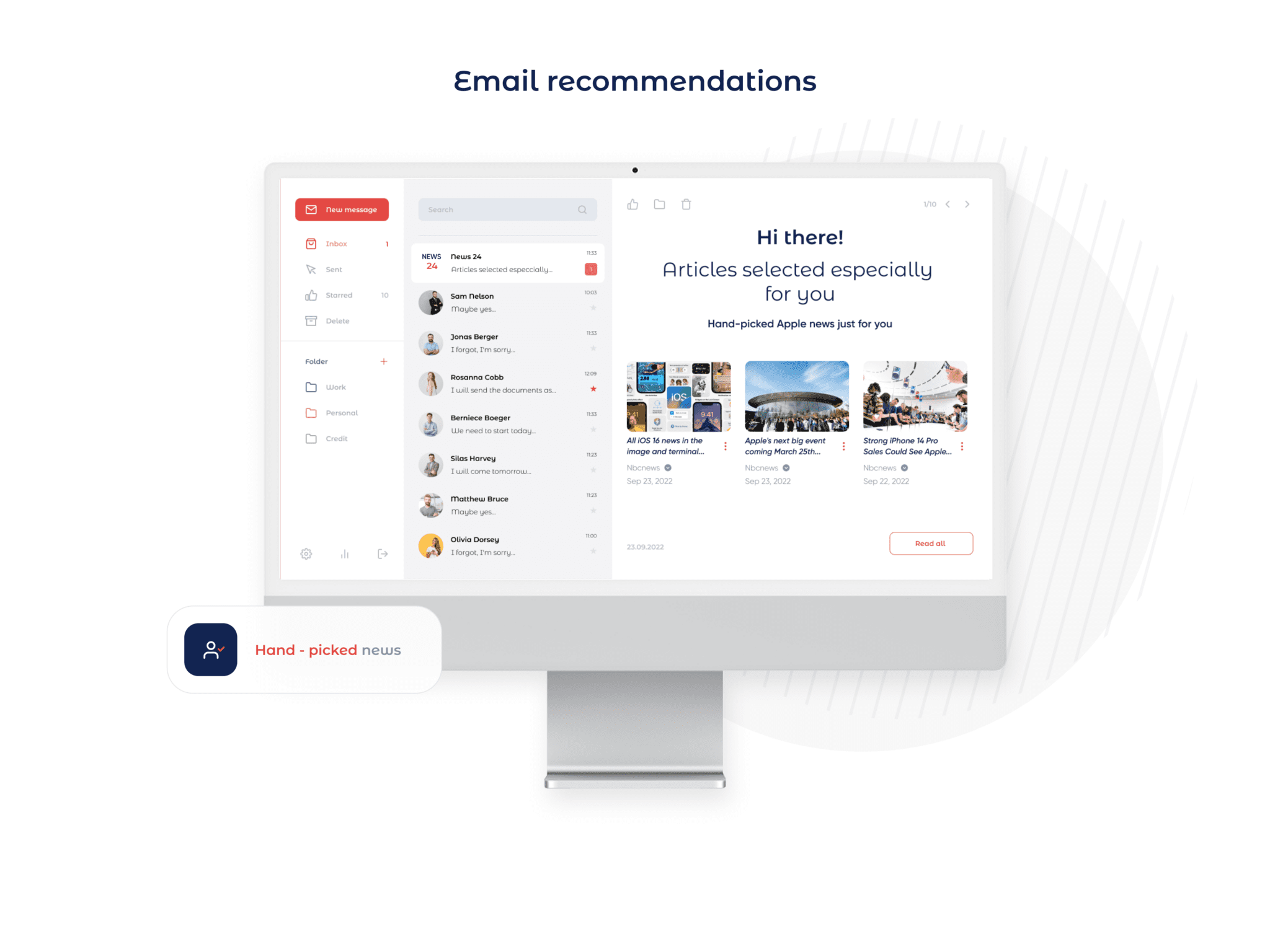 Remarketing email personalized for Abigail