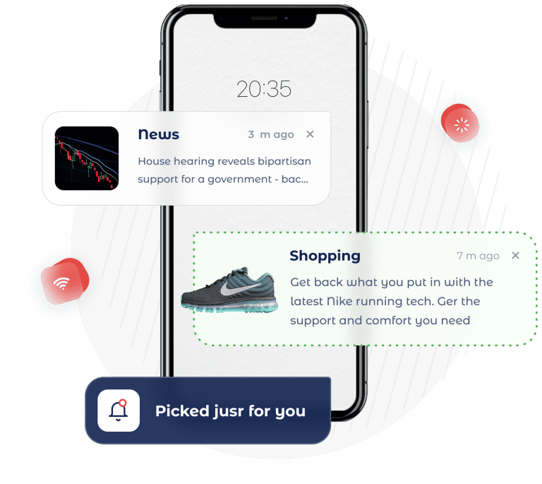 Personalized push notifications