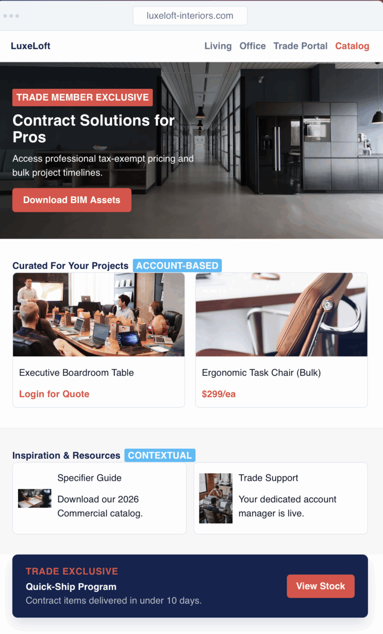 Ecommerce 1:1 personalization example showing dynamic product recommendations and personalized shopping journeys by Pers