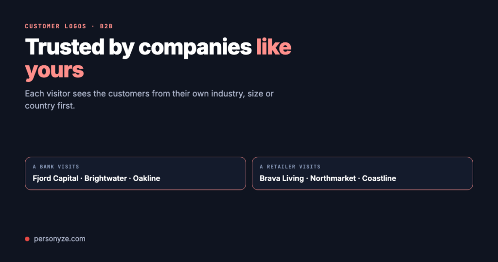“Trusted by Companies Like Yours” — Make It True for Every Visitor