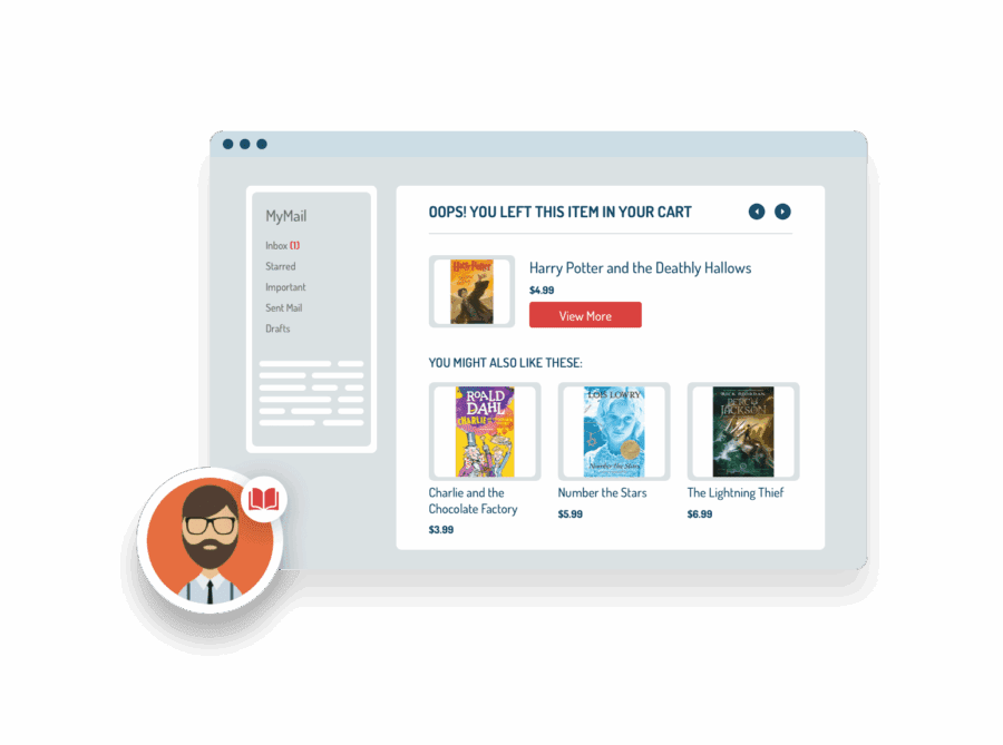 Email personalization example